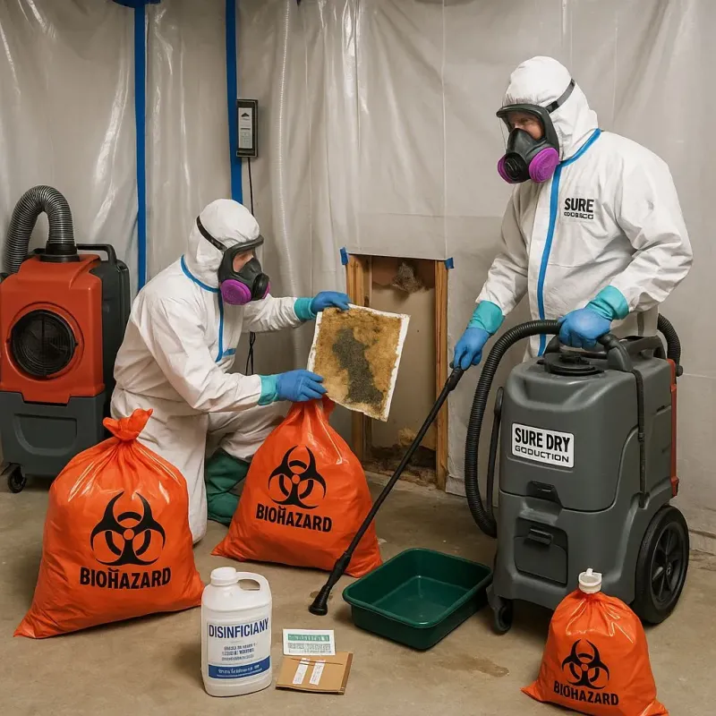 Contaminated Water Handling Protocols process in Richwood, TX