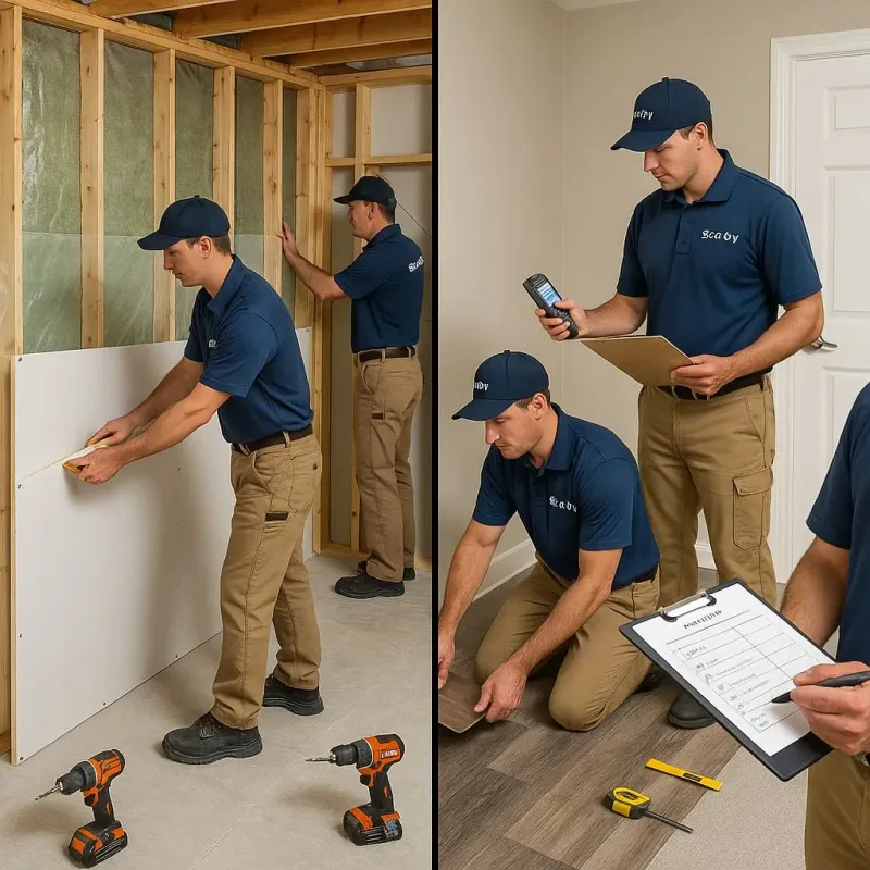 Repairs and Reconstruction process in Richwood, TX